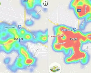 Nüfusu 23 ilden fazla olan ilçede koronavirüs şoku