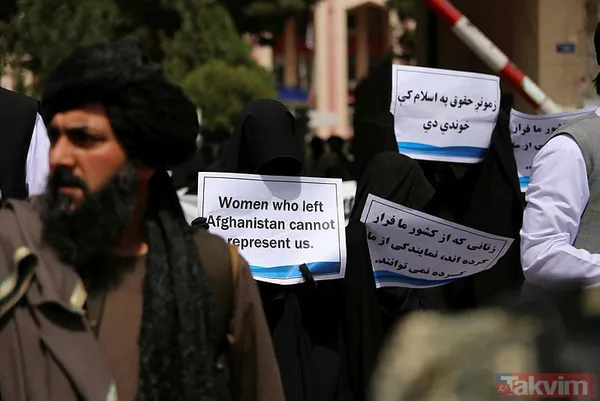 Afgan kadınlar Kabil Eğitim Üniversitesi’nde Taliban’a destek programı düzenledi - 40