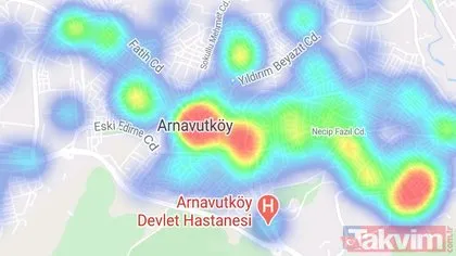 HES haritası güncellendi! Kısıtlamalar haritayı böyle değiştirdi! İşte İstanbul’un ilçe ilçe vaka yoğunluk haritası | Hayat Eve Sığar uygulamasında son durum