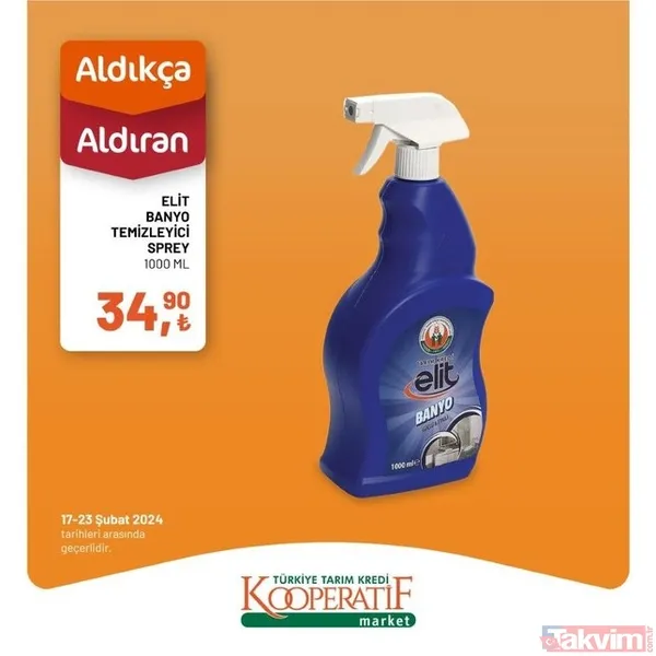 Tarım Kredi KATALOĞU 19-23 Şubat 2024 FİYAT LİSTESİ! Kooperatif market 32 üründe fiyatları indirdi! 2 katlı 6'lı kağıt havlu 54.90 TL... - 38