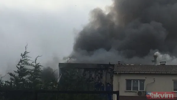 SON DAKİKA: Kocaeli Dilovası'nda ilaç fabrikasında yangın! Dumanlar gökyüzünü kapladı - 1