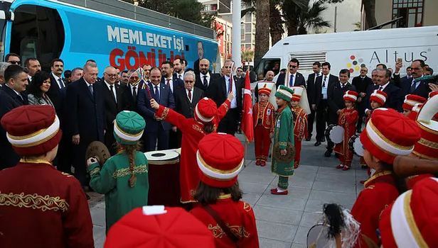 Başkan Erdoğan'a miniklerden sürpriz