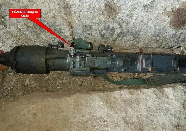 Şırnak'ta Rus yapımı füze ele geçirildi-1