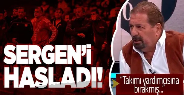 Erman Toroğlu’ndan Sergen Yalçın’a olay eleştiri: Beşiktaş’ı yardımcısına bırakmış...