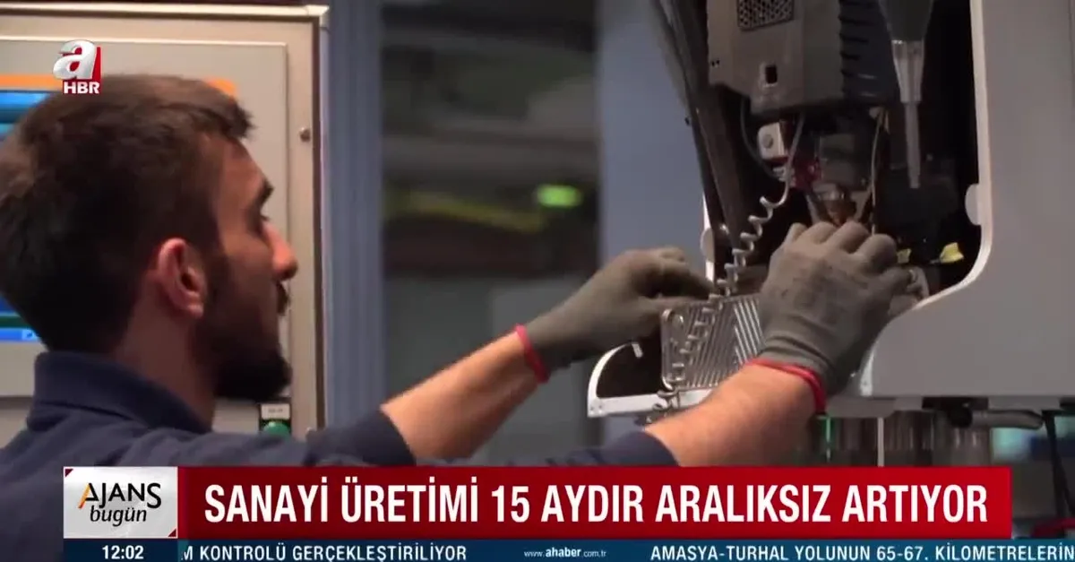 Sanayi üretimi temmuz ayında da arttı