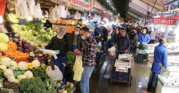 Sokağa çıkma yasağı öncesi vatandaşlar oraya akın etti