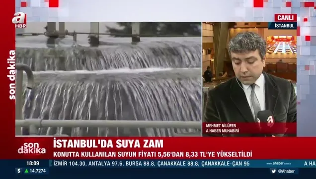 SON DAKİKA: İstanbul’da suya zam!