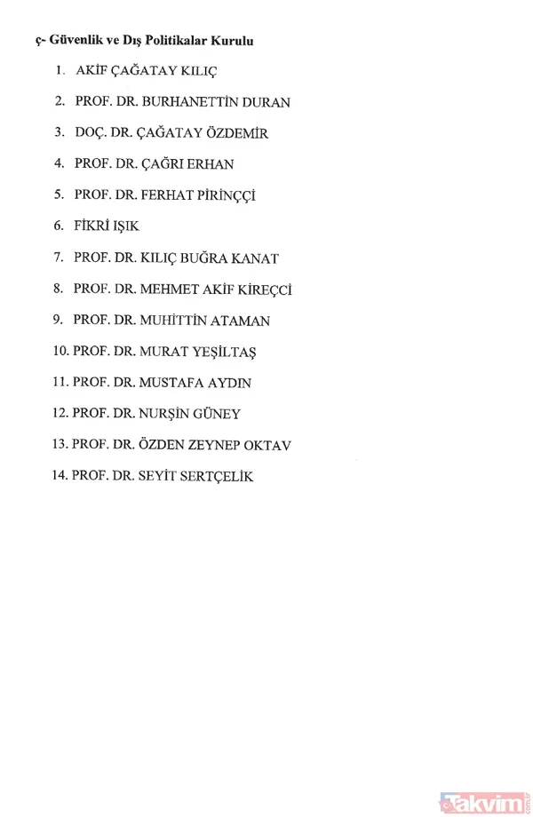 10 ayrı kurula 140 isim | Cumhurbaşkanlığı politika kurulları üyeleri belli oldu! Karar Resmi Gazete'de! Listede Orhan Gencebay da var - 6