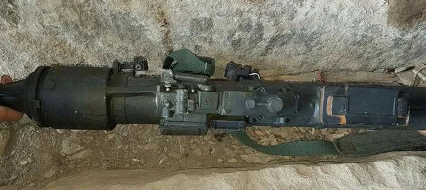 Şırnak'ta Rus yapımı füze ele geçirildi