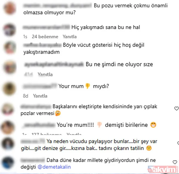 Demet Akalın bikinisiyle salına salına yürüyüp paylaştı! Eleştiri yağmuruna tutuldu: Hiç yakışmadı sana bu ne hal! - 6