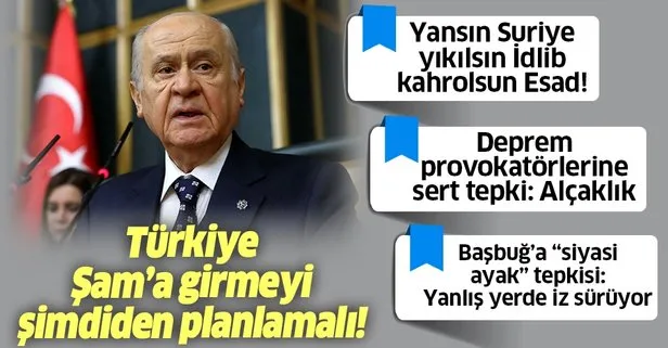 Son dakika: MHP lideri Devlet Bahçeli: Türkiye Şam’a girmeyi şimdiden planlamalı