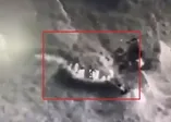 Ermeni askerlerin Azerbaycan'a ait kamikaze drone'dan kaçış anı kamerada