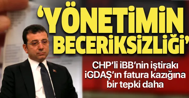 İGDAŞ'ın fatura kazığına bir tepki daha! "Yönetimin beceriksizliği"