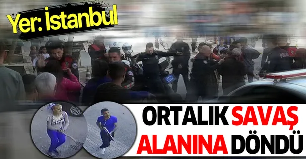İstanbul Avcılar'da ortalık savaş alanına döndü