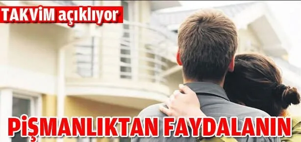 Pişmanlıktan faydalanın