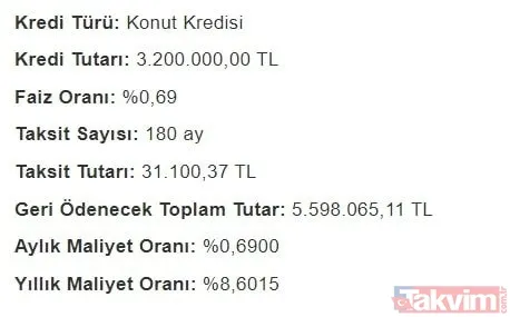 15 yılda... TOKİ Konut kredisi faiz indirimi 0,69 aylık taksit hesaplama! Halkbank, Ziraat, Vakıfbank 300, 400, 500, 1.000.000, 1.200.000, 1.500.000 TL geri ödeme tablosu! - 37