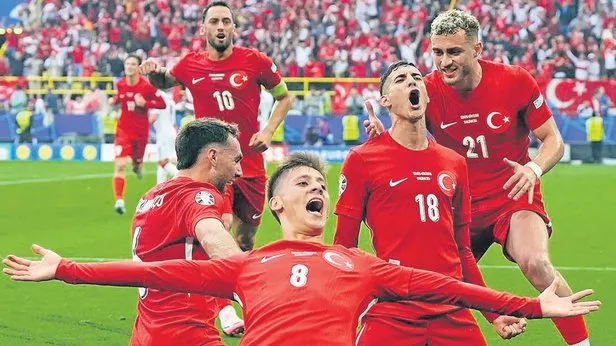 Milli futbolcumuz Arda Gülerin attığı şahane golü, EURO 2024e damga vurdu! 85 milyon gurur duydu