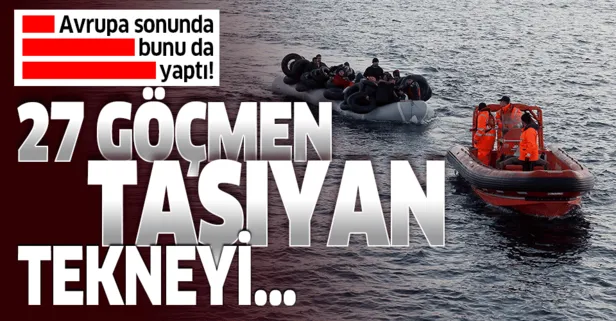 Son dakika: Yunan güvenlik güçlerinin düzensiz göçmen teknesine ateş açtığı iddia edildi