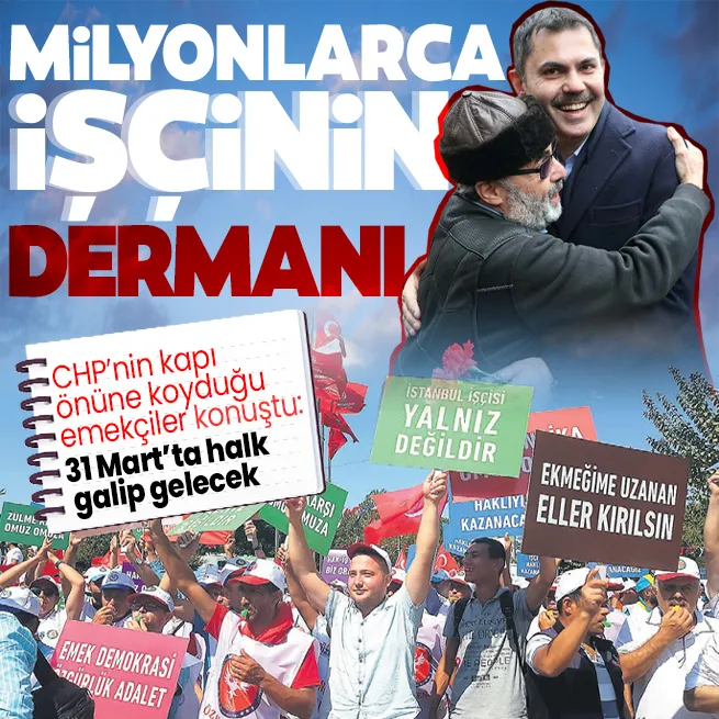 İşçilerin umudu Murat Kurum oldu: 31 Mart akşamı halk galip gelecek