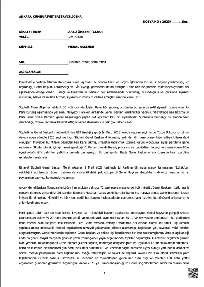 İYİ Parti'de akçeli işler için yeni skandal! Akşener'den GİK toplantısında "iddiaları araştıralım" diyen yardımcısı Arzu Önşen'e ağır sözlerle tehdit-3