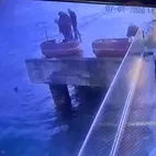 Motorla denize düştü