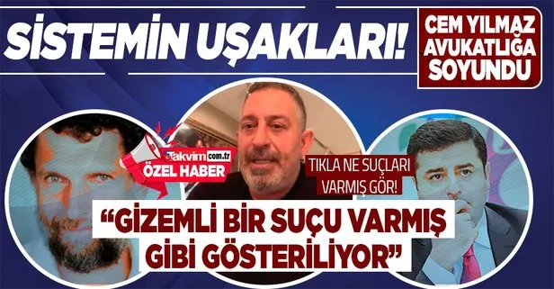 Cem Yılmaz’dan HDP’li Selahattin Demirtaş ve ’Kızıl Soros’ Osman Kavala’ya destek! Bir ülkede böyle şeyler olmamalı