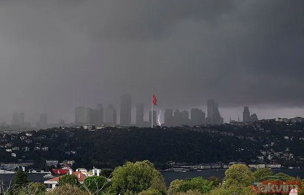 HAVA DURUMU| Meteoroloji ve valilikten İstanbul için yeni uyarı! Yarına dikkat: Çok kuvvetli geliyor - 12