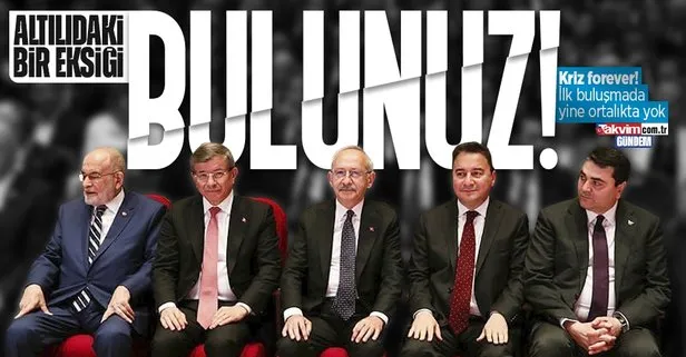Son dakika haberleri... İzmir’de dikkat çeken görüntü! 6’lı koalisyonun tüm temsilcileri var ama Meral Akşener yok! Kriz devam mı ediyor?