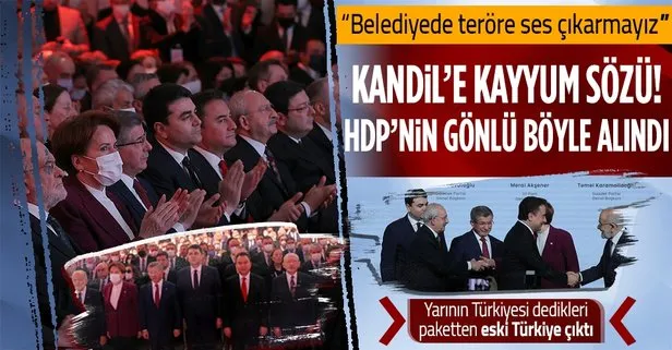 Güçlendirilmiş Parlamenter Sistem’den teröre kalkan çıktı! Gizli ortak HDP’nin gönlünü almak için kayyum maddesi koydular