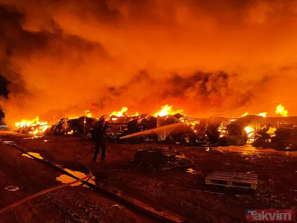 Alev alev! Düzce'de mobilya fabrikasında yangın... - 6