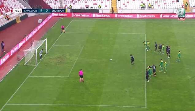 SİVASSPOR, ESENLER Erokspor karşısında 5 - 2 öne geçti ⚽ GOL : Max Gradel 📺 A Spor ZTK 5. tur maçı