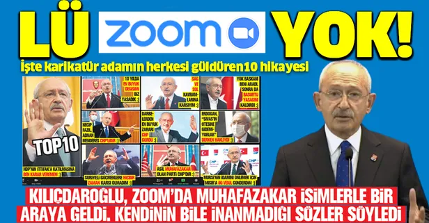 Bay Kemal Zoom'da muhafazakarlar ile görüştü: Kendisinin bile inanmadığı sözlerle komik duruma düştü