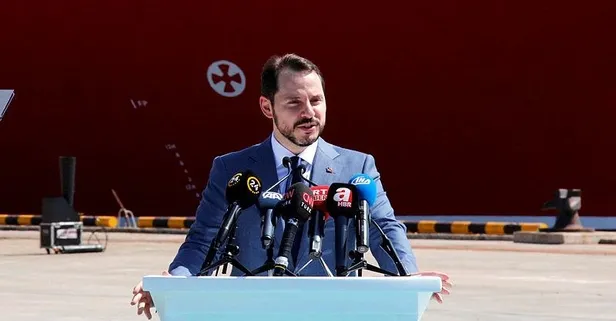 Berat Albayrak, ilk yerli sondaj gemisi Fatih'i Akdeniz'e Uğurlama Töreni'nde konuştu