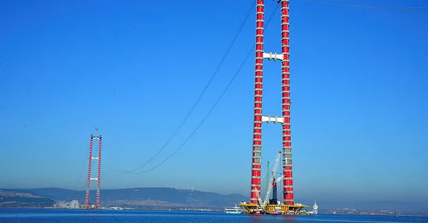 Tamamlandığında dünyanın en büyüğü olacak! 1915 Çanakkale Köprüsü'nde sona doğru!