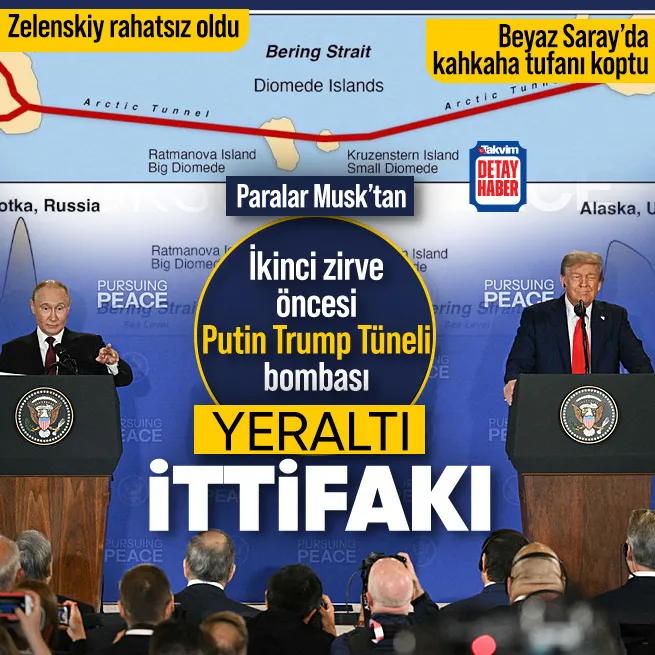 İkinci zirve öncesi Putin-Trump Tüneli bombası! Zelenskiy’i rahatsız eden Rus önerisi: Beyaz Saray’da kahkaha tufanı