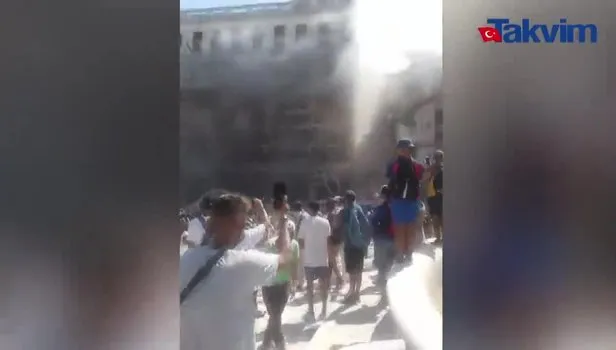 Küba'nın başkenti Havana'da patlama!