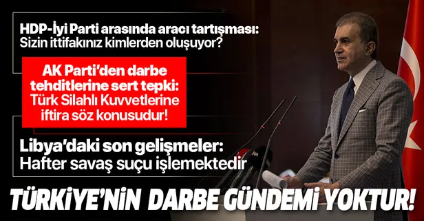 AK Parti MYK toplantısı sonrası flaş açıklamalar