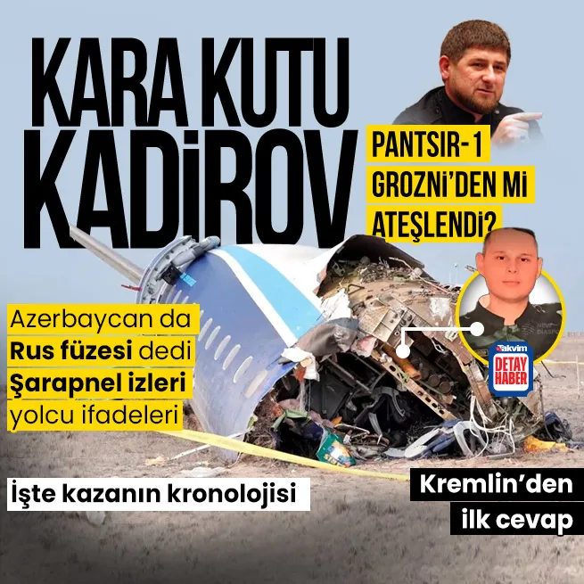 Kazakistan’da düşen uçağı Rus füzesi vurdu! Azerbaycan Pantsir-S iddiasını doğruladı | İşte mürettebatın son konuşmaları