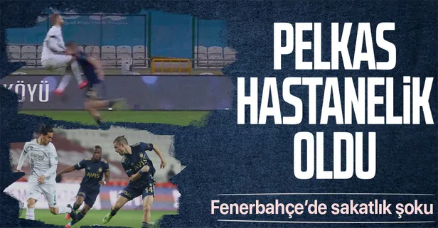 Fenerbahçe'de şok! Konyaspor maçında sakatlanan Pelkas hastaneye kaldırıldı
