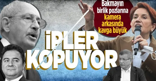 Millet İttifakı’nda ipler kopma noktasında! HDP krizi, Akşener’in gizli planı, Babacan ve Davutoğlu çatlağı...