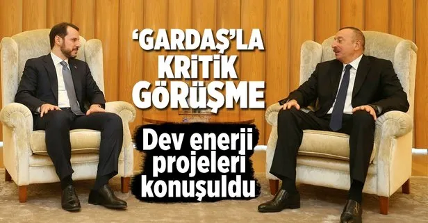 Bakan Albayrak, Aliyevle görüştü