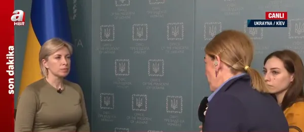 Ukrayna Başbakan Yardımcısı İrina Vereshchuk A Haber'e konuştu: Mariupol'de hastanede 400 kişi rehin durumda-5