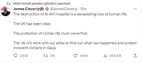 ABD verdi İsrail vurdu! Gazze’ye hastane saldırısını soykırımcı Tel Aviv’in düzenlediği kanıtlandı: Batı üç maymunu oynuyor-4