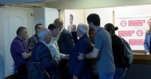 Asgari ücret toplantısı sonrası DİSK Genel Başkanı Kazım Doğan'dan gazeteciye şok tepki: 'Konuşma fazla, gelme lan bir daha!