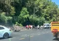 Marmaris İçmeler yolunda minibüsü sollamak isteyen motosiklet araçlara çarptı: 1 ölü 1 yaralı