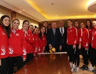 Erdoğan, Filenin Sultanları ile bir araya geldi