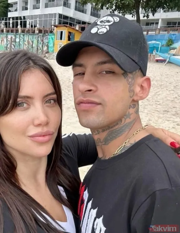 Wanda Nara durmak bilmiyor! Sevgilisi L-Gante’yi öpücüklere boğdu - 8