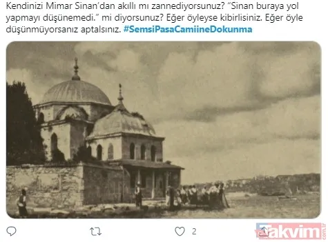 İBB'nin Kuşkonmaz Camii'ndeki skandal çalışmasına tepki yağdı: #ŞemsiPaşaCamiineDokunma - 13