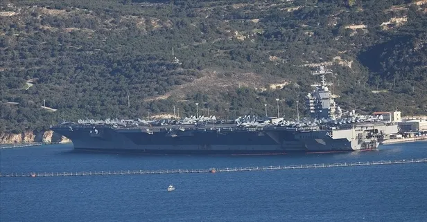 ABD medyası duyurdu: USS Gerald R. Ford Girit'e doğru yola çıktı