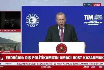 Başkan Erdoğan'dan 2025 yılı ihracat rakamları programında önemli açıklamalar